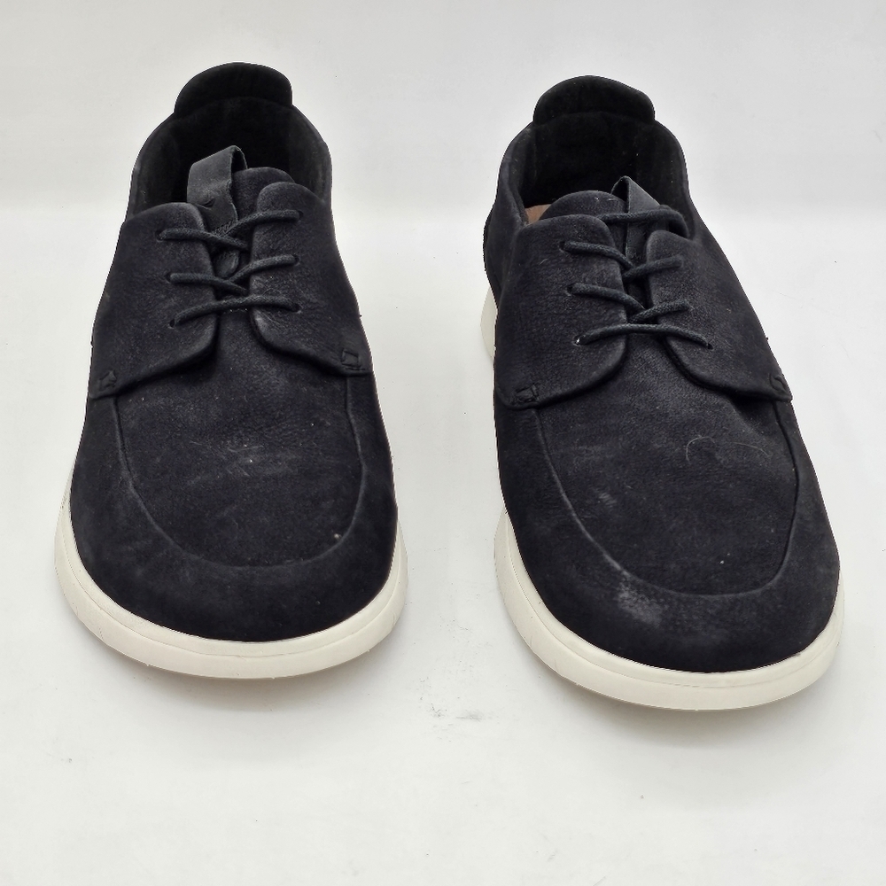 Sperry Coastal Plushwave Womens Black Leather Lace Up Boat Shoe Sneaker Size 11 - Picture 2 of 11